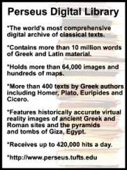 Perseus Digital Greco-Roman  Library Facts