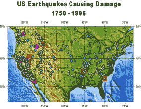 Earthquake Activity in the United States