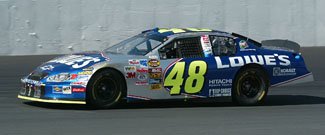 Jimmie Johnson's Number 48 courtesy Lowe's Racing