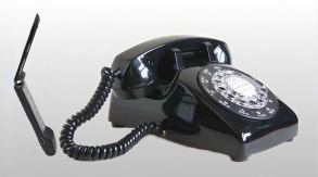 cell phone & rotary dial phones - teenage girls lifelines then & now