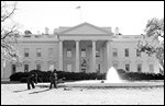 US White House Ready for the 2005 Inauguration of George W Bush