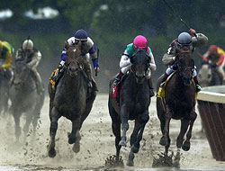 Horse Racing at Belmont Stakes courtesy NYRA -Belmont Park