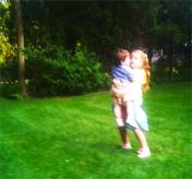dancing with baby