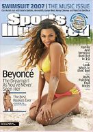 Beyonce on the cover of 2007 sports illustrated swimsuit issue