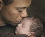 Tiger Woods & baby daughter, Sam Alexis