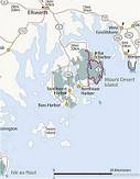 Acadia National Park map