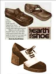 70's earth shoes & platform shoes