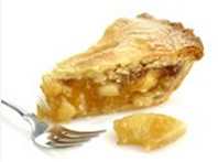 a slice of apple pie