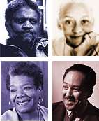 Ishmael Reed, Nikki Giovanni, Maya Angelou, and Langston Hughes