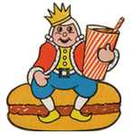 early Burger King logo from the 60s