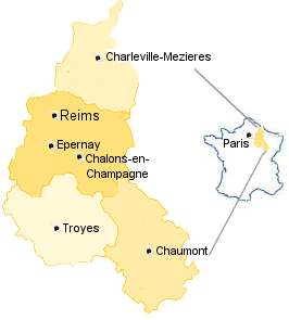 champagne wine region map