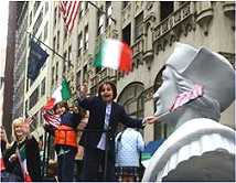 Columbus Day parade in New York City's 5th Avenue
