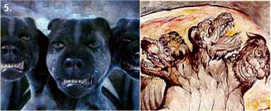 cerberus in Harry Potter and in myth