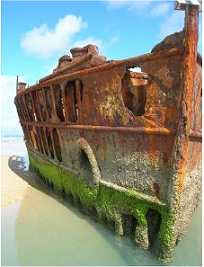 Moheno shipwreck, Lake McKenzie