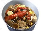 lobster bake in a pot