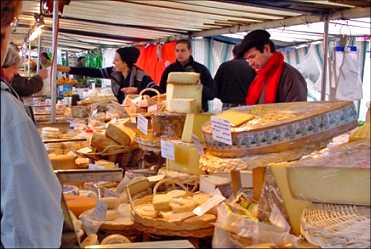 Paris cheese stall