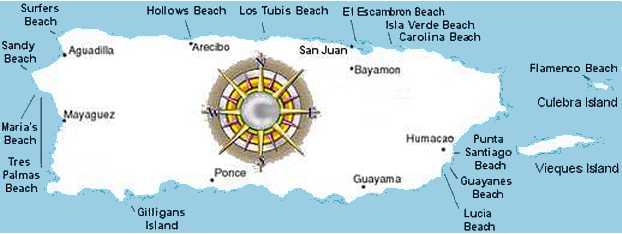 map of puerto rico beaches