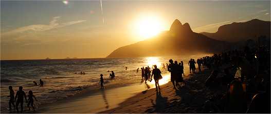 Sunet over Rio de Janeiro