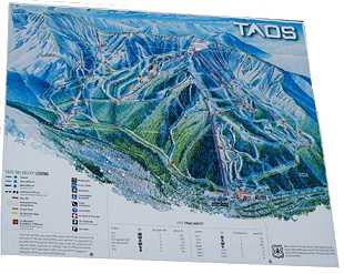 taos ski valley map