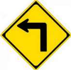 turn left sign