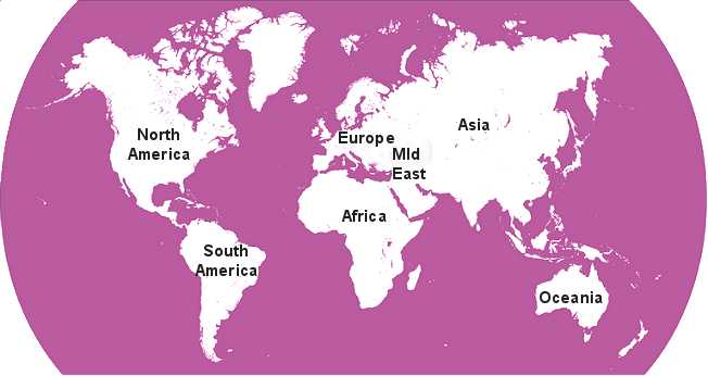 world wine map