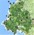 Elephant seal viewing map