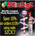 ShindigZ Holiday Decorations - Save 10% 