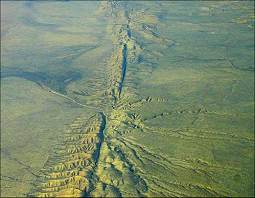 San Andreas fault, California