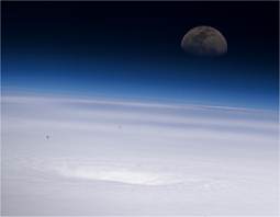 Eye of Hurricane Emily from space