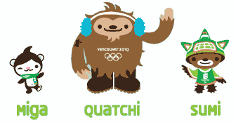 Winter olympic mascots