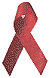 Wear a red ribbon on World AIDS Day
