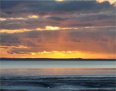 Cook Inlet sunset, Alaska