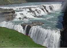 Gullfoss Waterfall scenery