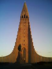Hallgrimskirkja in Reykjavik Iceland