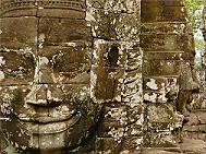 Angkor Bayon Temple stone carving