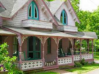 Gingerbread houses at Oak Bluffs, Martha's Vineyard