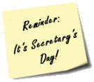 Secretary's day memo