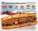 Subway nutrition & calories nformation