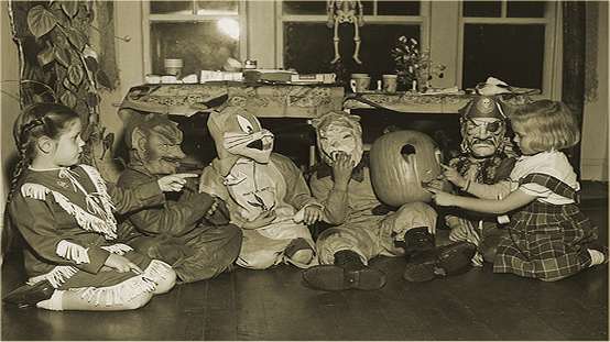 halloween in the 1950s