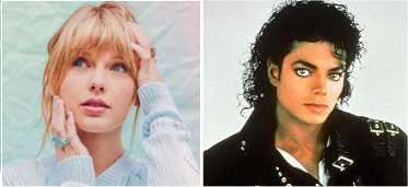 AMA record holders Taylor Swift and Michael Jackson