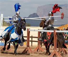 arizona renaissance festival knight jousting