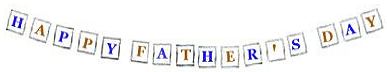printable Happy Father's Day banner to hang