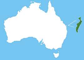 frazer island map, australia