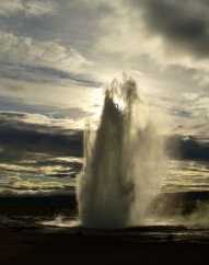 Iceland geyser eruption