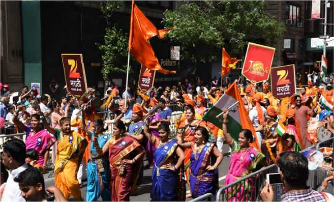 Indian Independence Day parade, Madison Avenue, NYC