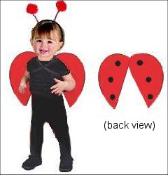 Lady Bug Kids Costume Idea - Do It Yourself Instructions
