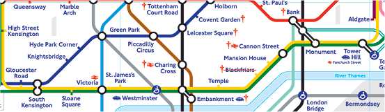 central london underground map 