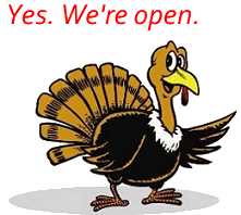 open thanksgiving day
