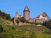 Stahleck Castle at Bacharach, Middle Rhine