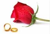 rose wedding ceremony